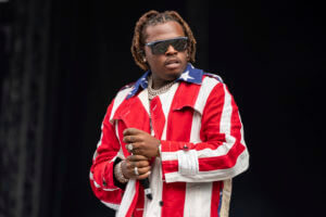 Rapper Gunna performs at the Wireless Music Festival, Crystal Palace Park, London, England, on Sep. 10, 2021