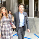 Bijou Phillips and Danny Masterson leave court