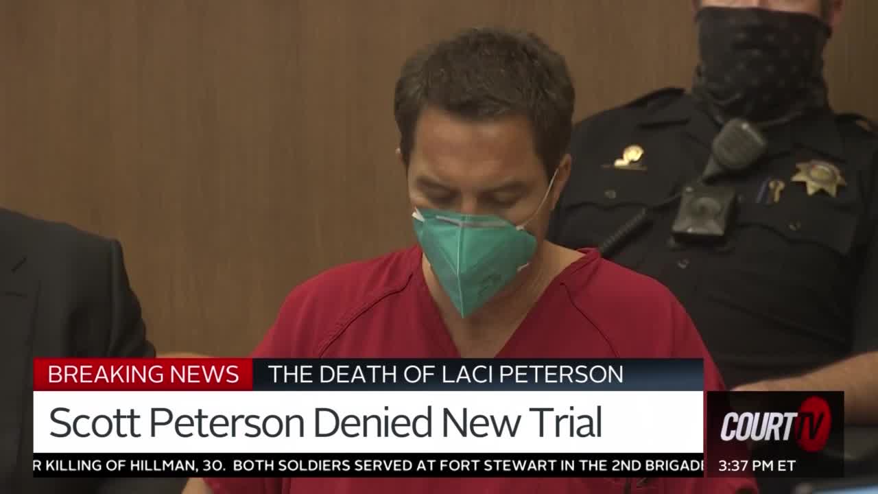 Scott Peterson Denied New Trial Court TV Video