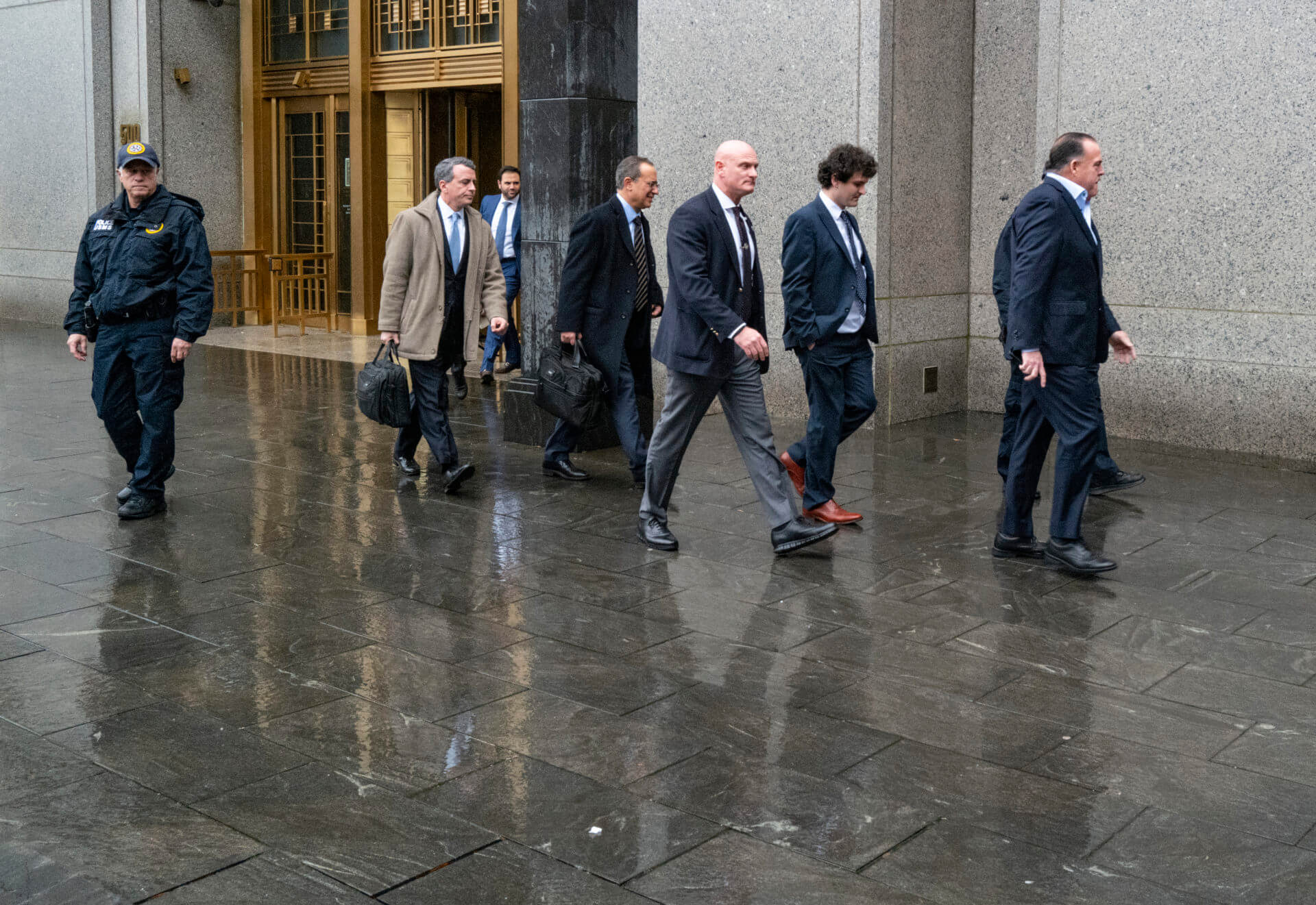 Sam Bankman-Fried arrives for an appearance at Manhattan federal court Tuesday, Jan. 3, 2023