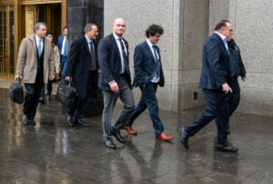 Sam Bankman-Fried arrives for an appearance at Manhattan federal court Tuesday, Jan. 3, 2023