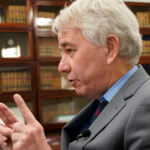 District attorney Steve Mulroy speaks during an interview with the Associated Press, in response to the investigation of the death of Tyre Nichols