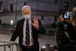 Robert Hadden leaves Manhattan federal court, Monday, Jan. 9, 2023