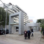 External view of the private clinic where Mafia boss Matteo Messina Denaro was arrested in Palermo