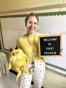 Abby Zwerner in classroom