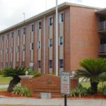 Exterior of federal prison