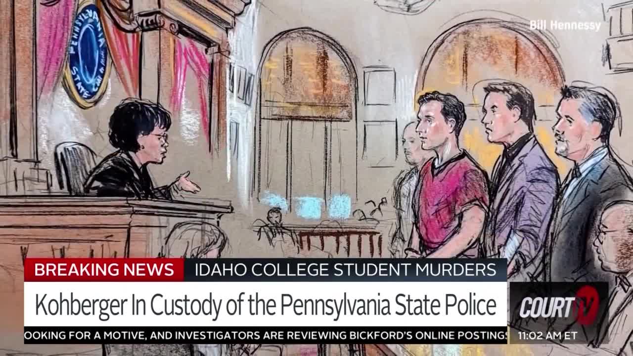 Bryan Kohberger in Custody of Pennsylvania State Police | Court TV Video