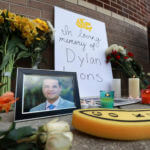 op-up memorial for slain Spectrum News 13 journalist Dylan Lyons