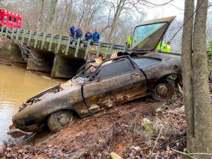 1974 Pinto Kyle Clinkscales was driving when he disappeared in 1976 is recovered from a creek in Alabama