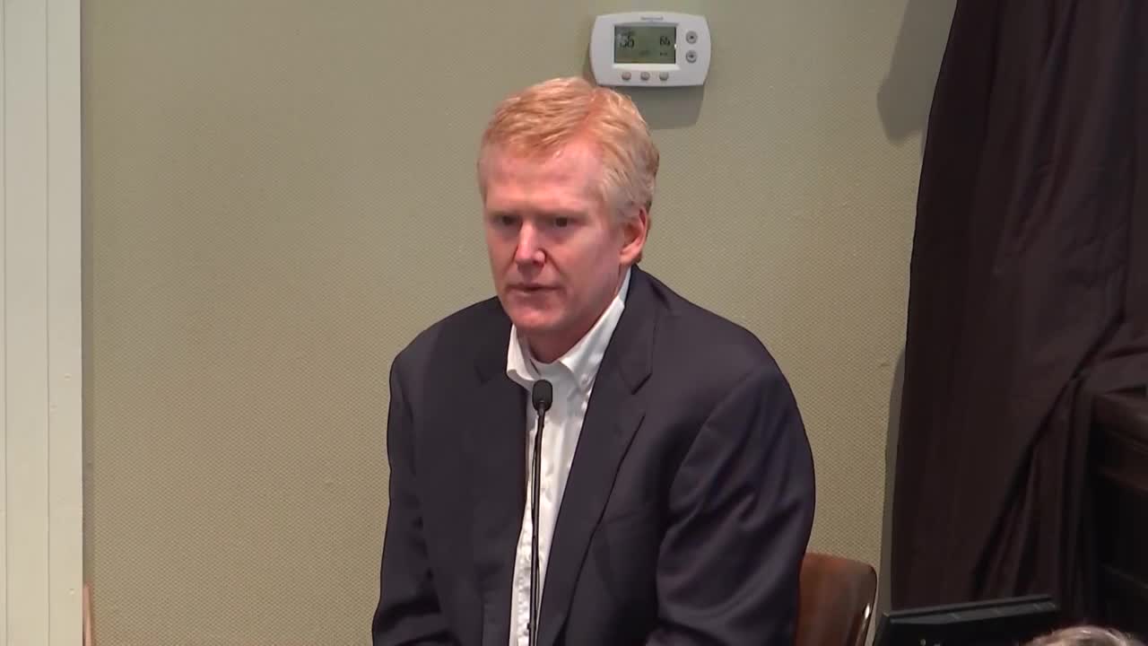 Alex Murdaugh on the stand