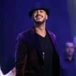 Moroccan singer Saad Lamjarred performs during a concert