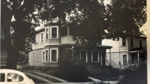 The building where Rita Curran and William DeRoos, who police say killed her, lived seperately in 1971.