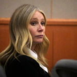 Gwyneth Paltrow sits in court during an objection