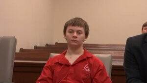Aiden Fucci in courtroom