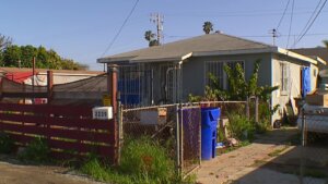 House with gate