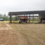 Dog kennels and hanger at Moselle.