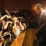 Oscar Pistorius as he appears at a bail hearing