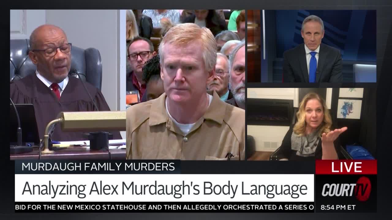 Analyzing Alex Murdaughs Body Language During Verdict And Sentencing Court Tv Video 