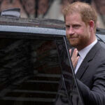 Prince Harry leaves the Royal Courts Of Justice