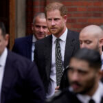 Prince Harry leaves the Royal Courts Of Justice
