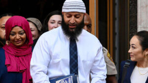Adnan Syed exits the Cummings Courthouse