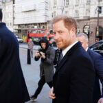 Prince Harry arrives at the Royal Courts Of Justice