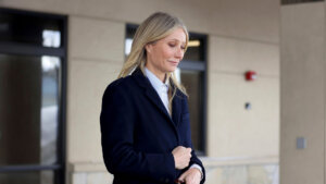 Actress Gwyneth Paltrow leaves Park City District Courthouse