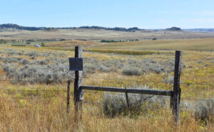 an area of the Crow Indian Reservation near Sarpy Creek in eastern Montana