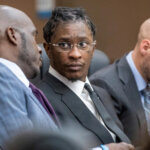 Young Thug is seen at a hearing in Atlanta on Dec. 22, 2022