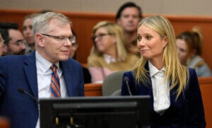 Gwyneth Paltrow and her attorney Steve Owens