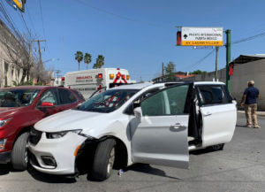 crime scene where gunmen kidnapped four U.S. citizens who crossed into Mexico