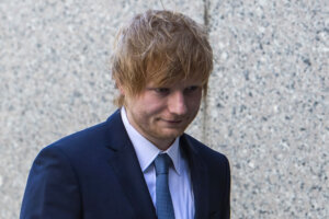 Ed Sheeran walks into Manhattan federal court