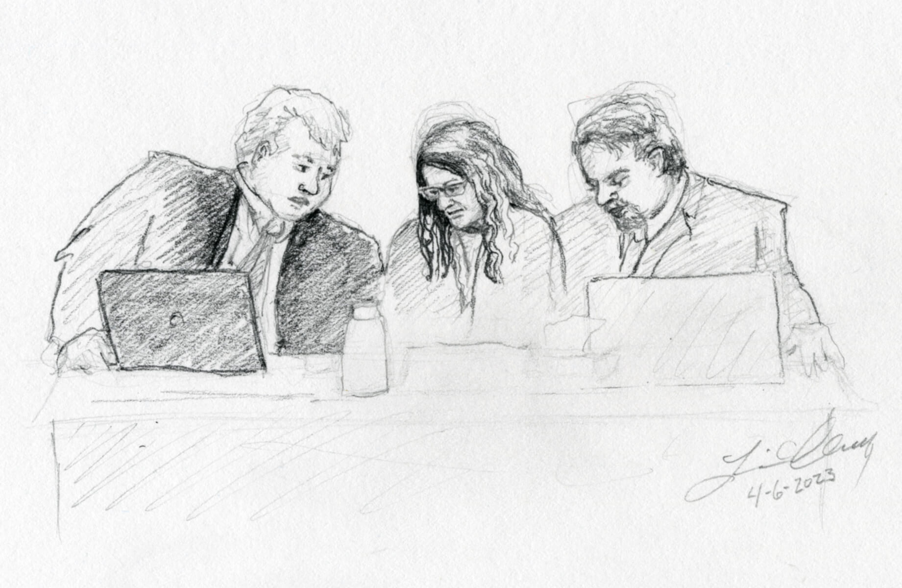 Lori Vallow Daybell courtroom sketch