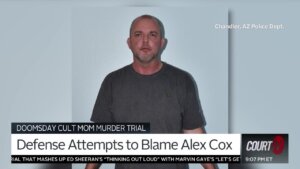 Booking photo of Alex Cox