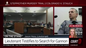 Lt. Jason Hess testifies at the trial of Letecia Stauch