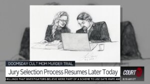 Lori Vallow Daybell courtroom sketch