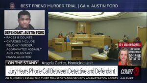 Detective Angela Carter testifies in court