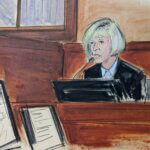 E. Jean Carroll testifies on the witness stand