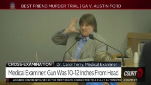 Dr. Carol Terry testifies in court
