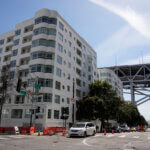 Exterior of apartment building in San Francisco