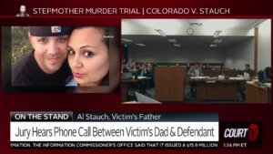 courtroom footage of Letecia Stauch murder trial