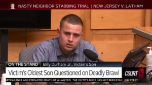 Billy Durham testifies on the witness stand