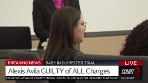 Alexis Avila listens to the verdict in her case