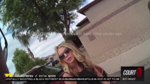 Lori Vallow Daybell is seen on bodyworn camera footage
