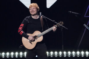 Ed Sheeran performs at Z100's iHeartRadio Jingle Ball