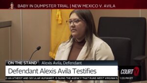 Alexis Avila testifies on the witness stand