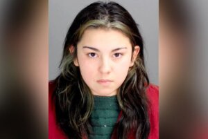 Megan Joyce Imirowicz's booking photo.