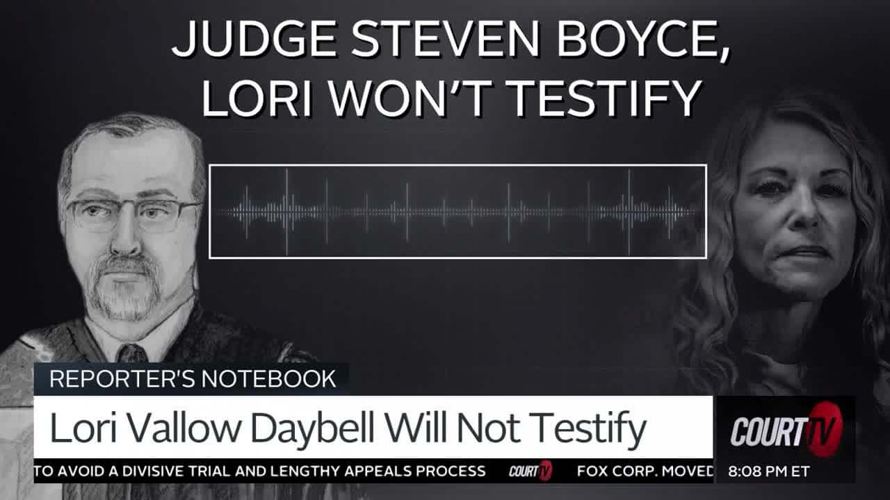 Lori Vallow Daybell Will Not Testify | Court TV Video