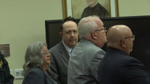 Joseph Zieler listens to the verdict being read in court