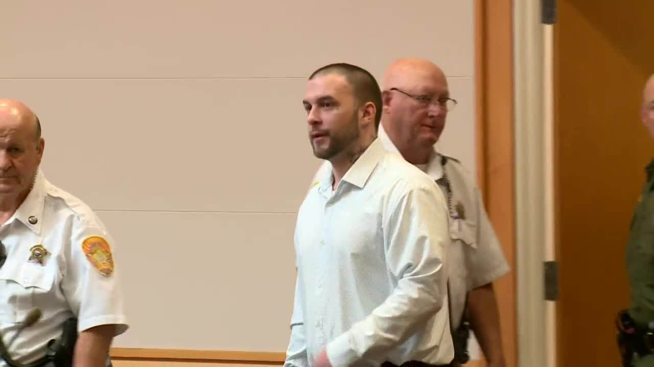 Adam Montgomery appears in court